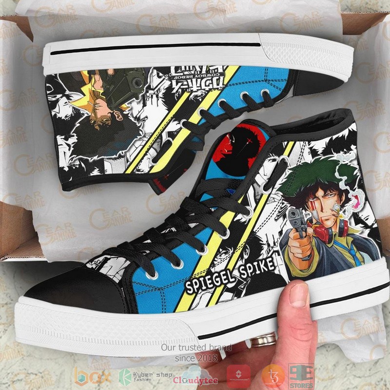 Spiegel Spike Cowboy Bebop High Top Canvas Shoes 1