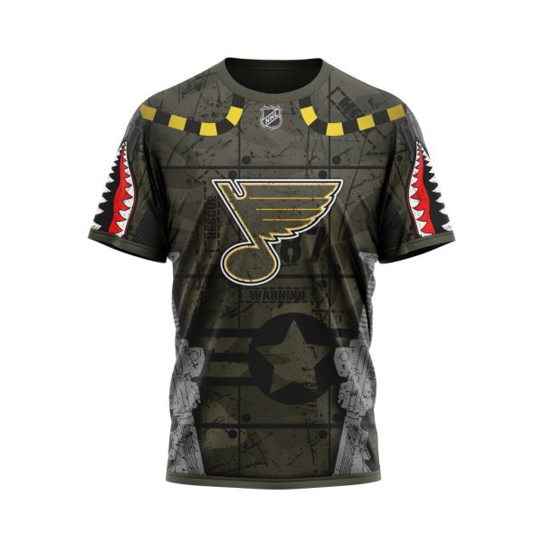 St Louis Blues Veterans Kits Personalized NHL Guns 3d shirt hoodie 1 2 3 4 5
