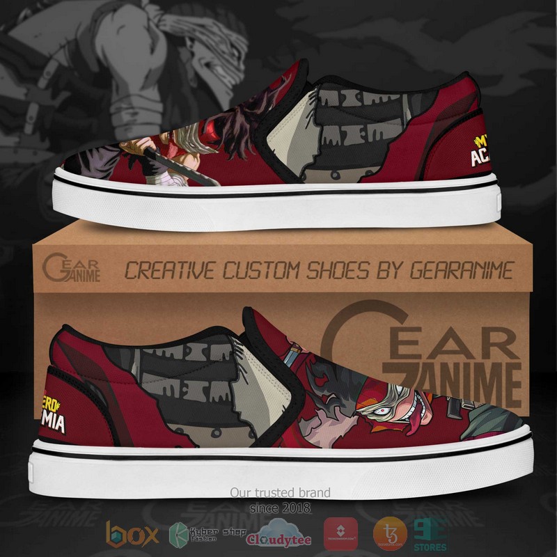 Stain My Hero Academia Anime Slip On Shoes 1