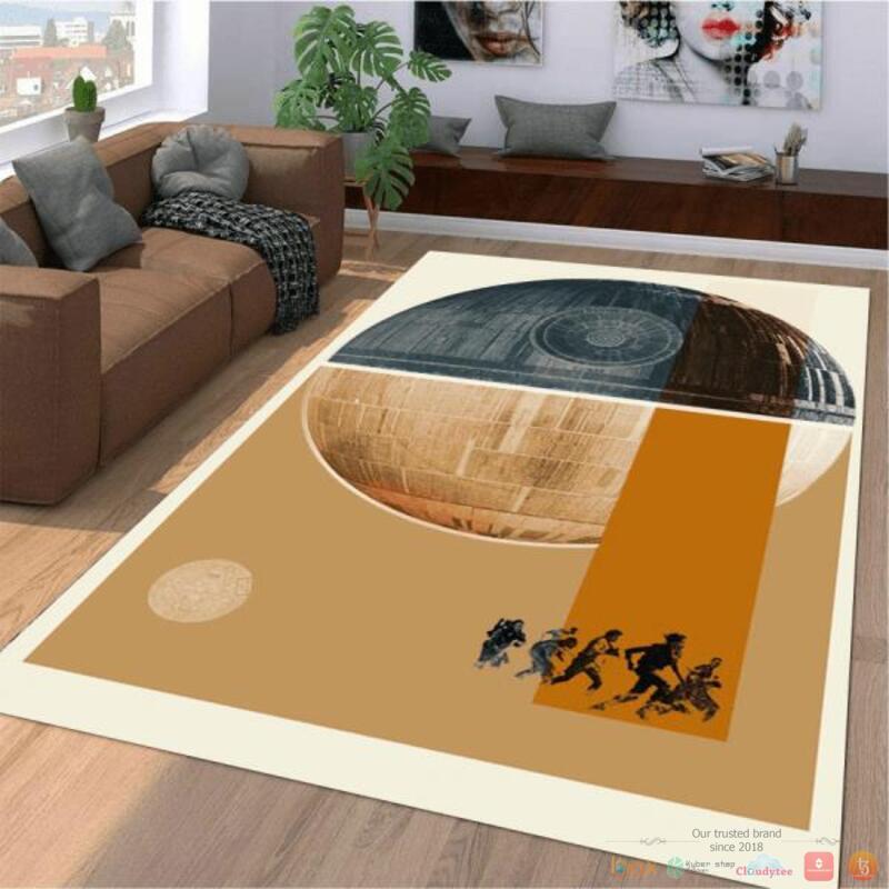 Star Wars Area Yellow Rug
