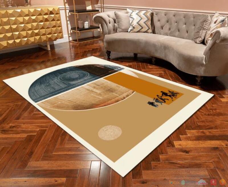 Star Wars Area Yellow Rug 1