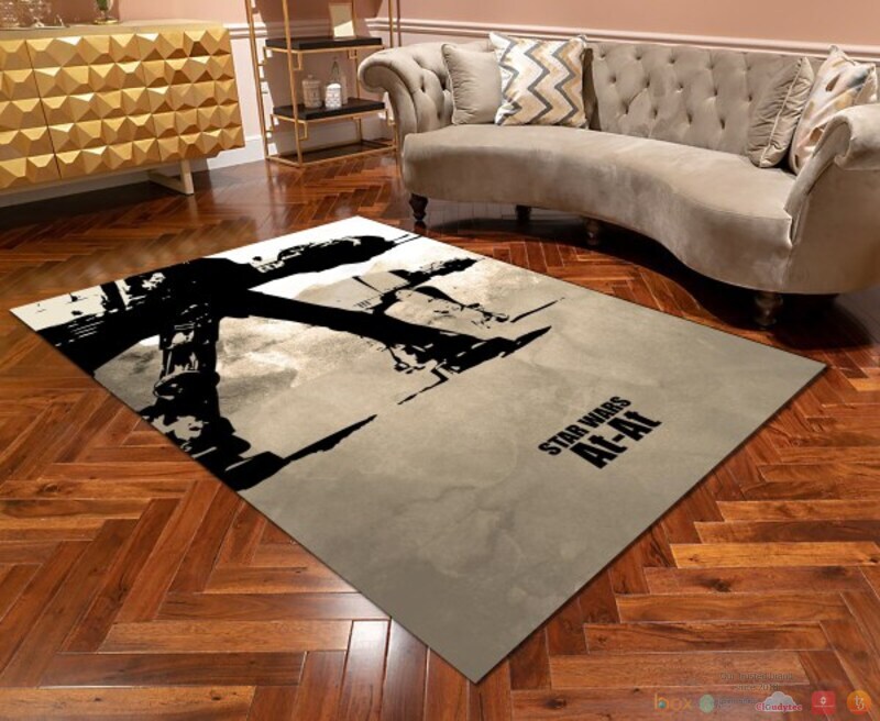 Star Wars At-At Area Rectangle Rug 4 Star Wars At At Area Rug 1 2 3