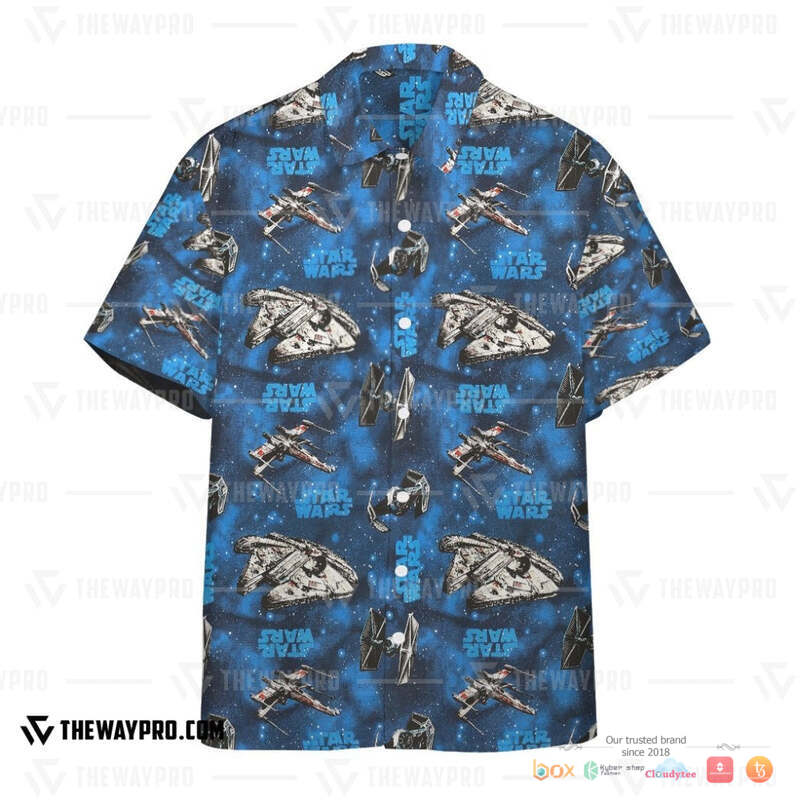 Star Wars Blue Vehicle Classic Hawaiian shirt short