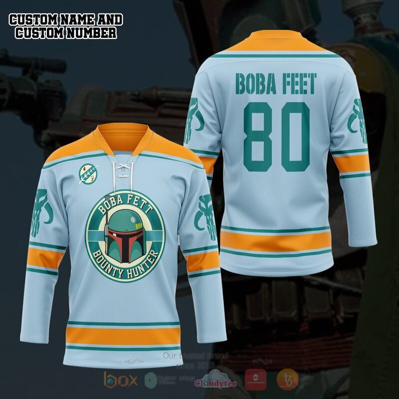 Star Wars Mandalorian Hockey Team Custom Hockey Jersey 3 Star Wars Mandalorian Hockey Team Custom Hockey Jersey 1 2