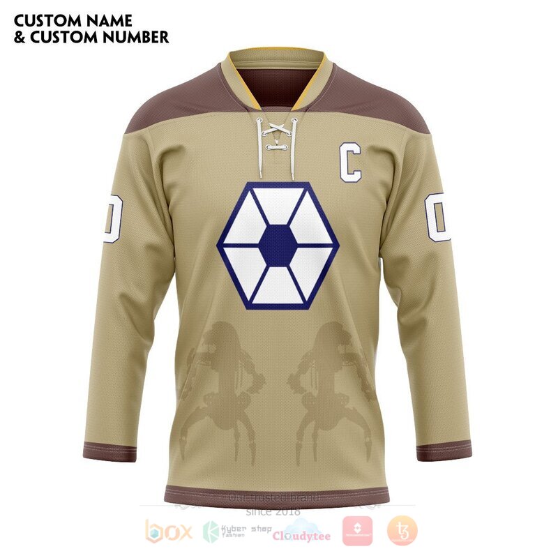 Star Wars The Separatists Hockey Team Custom Hockey Jersey 9 Star Wars The Separatists Hockey Team Custom Hockey Jersey