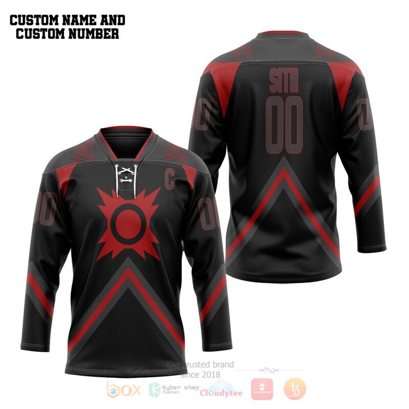 Star Wars The Sith Hockey Team Custom Hockey Jersey 2 Star Wars The Sith Hockey Team Custom Hockey Jersey 1