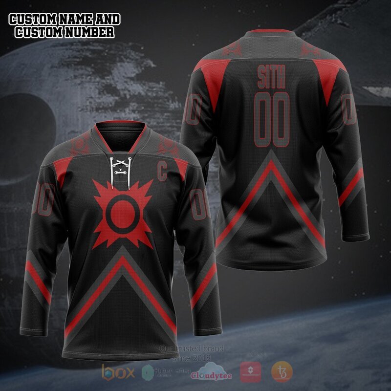 Star Wars The Sith Hockey Team Custom Hockey Jersey 4 Star Wars The Sith Hockey Team Custom Hockey Jersey 1 2 3