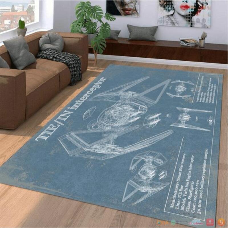 Star Wars Tie In Interceptor Rug