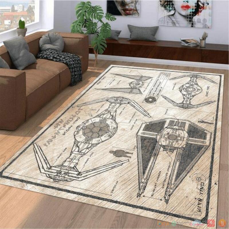 Star Wars Tie Striker Rug 1