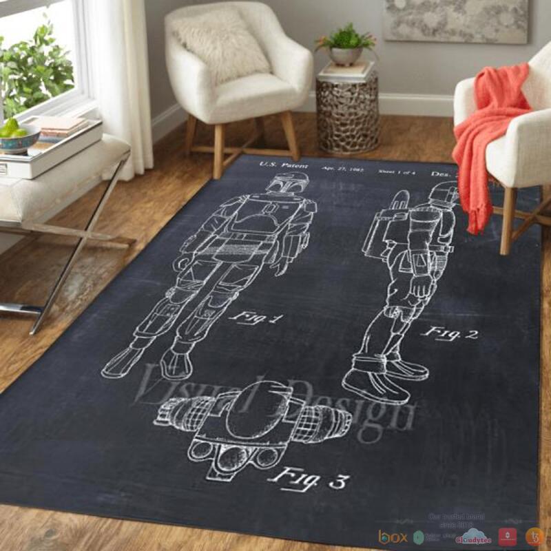 Star Wars Visual Design Rectangle Rug 4 Star Wars Visual Design Rug 1 2 3