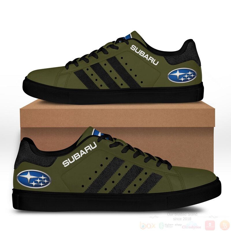 BEST Subaru Basil Stan Smith 3 Subaru Basil Stan Smith Low Top Shoes 1 2