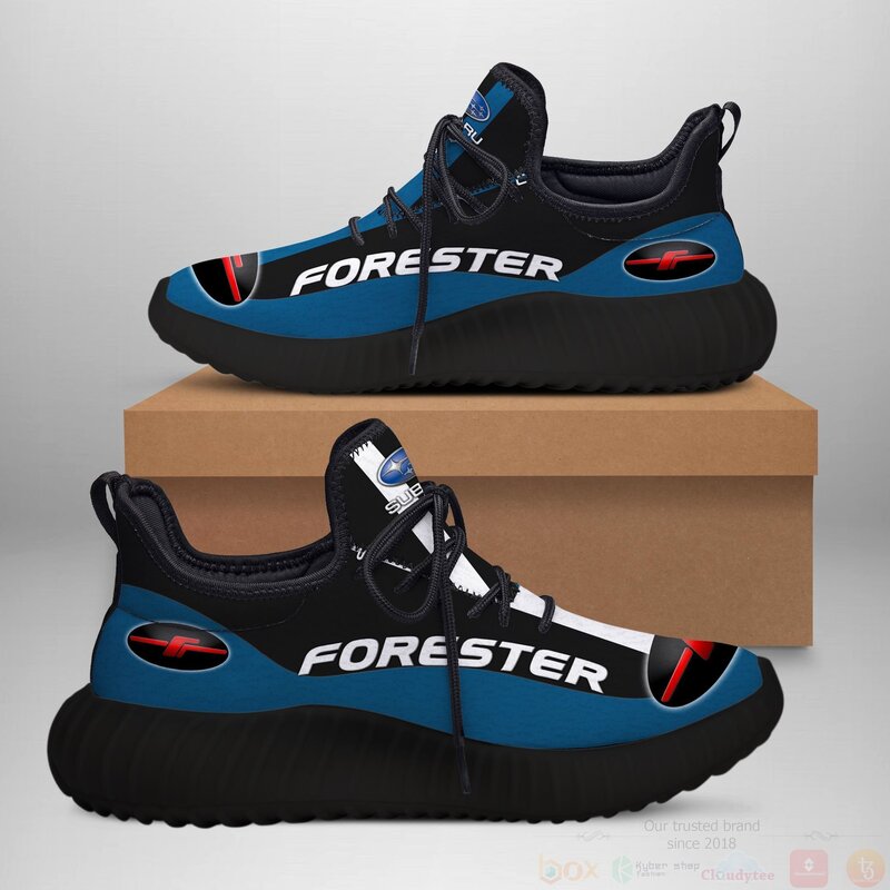 Subaru Forester Blue Yeezy Sneaker Shoes