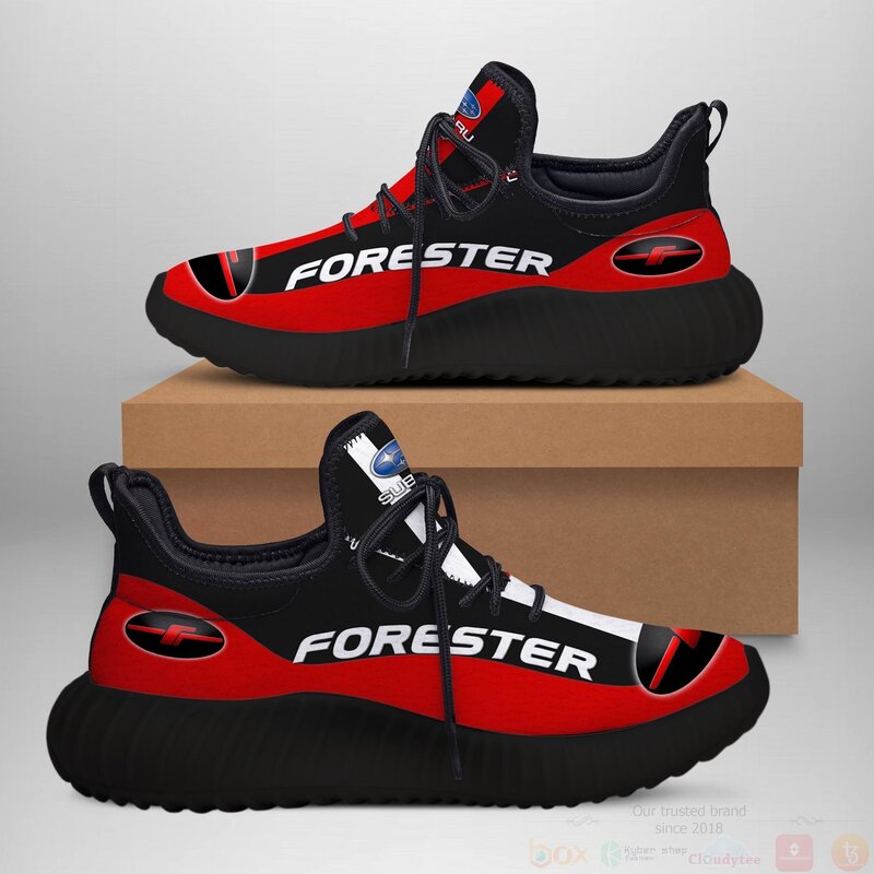 Subaru Forester Red Yeezy Sneaker Shoes