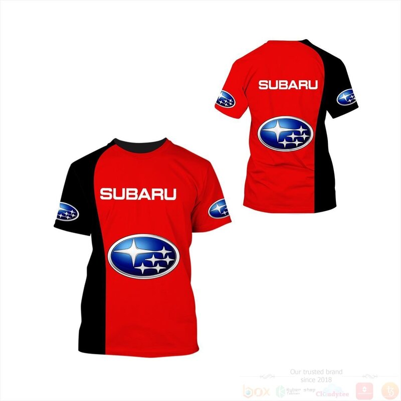 BEST Subaru Racing Red 3D All Over Pint Hoodie, Shirt 3 Subaru Racing Red 3D Hoodie Shirt 1 2