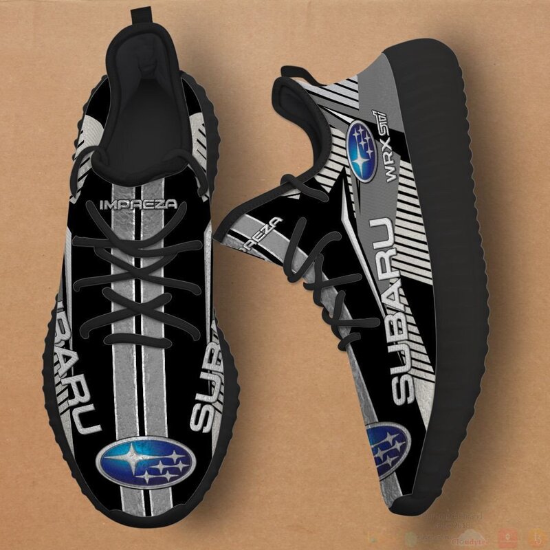 BEST Subaru WRX STI Black Yeezy Boost 3 Subaru WRX STI Black Yeezy Sneaker Shoes 1 2