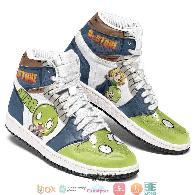 Suika Anime Dr Stone Air Jordan High top shoes 1