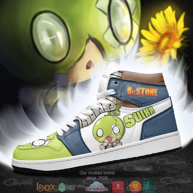 Suika Anime Dr. Stone Air Jordan High top shoes 3 Suika Anime Dr Stone Air Jordan High top shoes 1 2