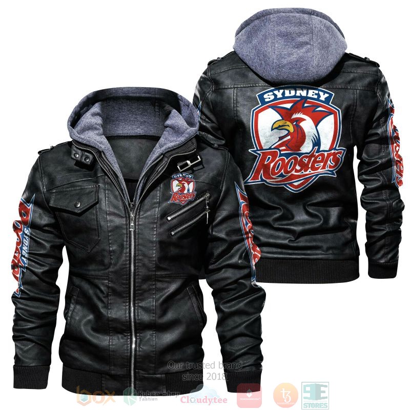 Sydney Roosters NRL Leather Jacket