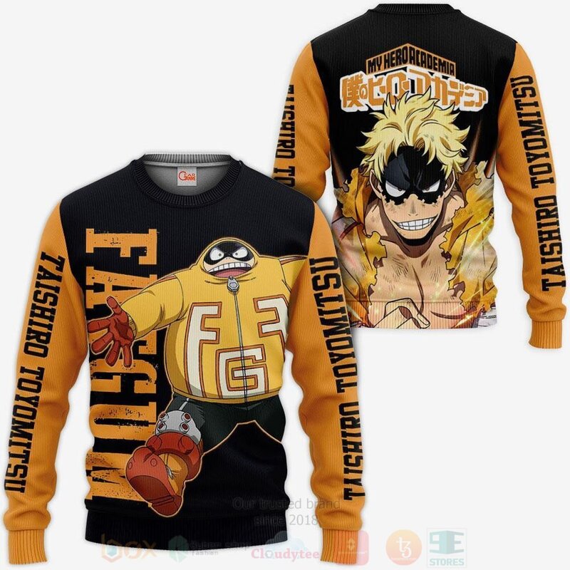 BEST Taishiro Toyomitsu Fatgum MHA Custom Anime 3D Hoodie, T-Shirt 2 Taishiro Toyomitsu Fatgum MHA Custom Anime 3D Hoodie Shirt 1