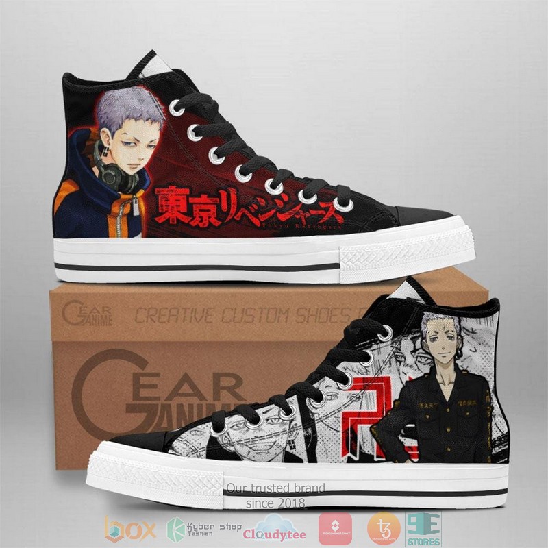 Takashi Mitsuya Tokyo Revengers High Top Canvas Shoes