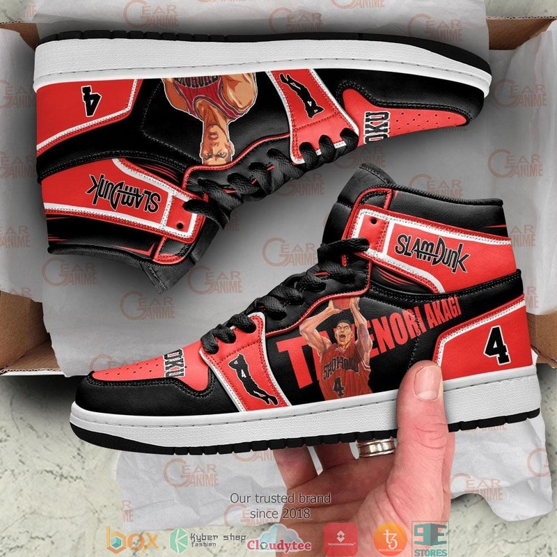 Takenori Akagi Anime Slam Dunk Air Jordan High top shoes 1 2 3