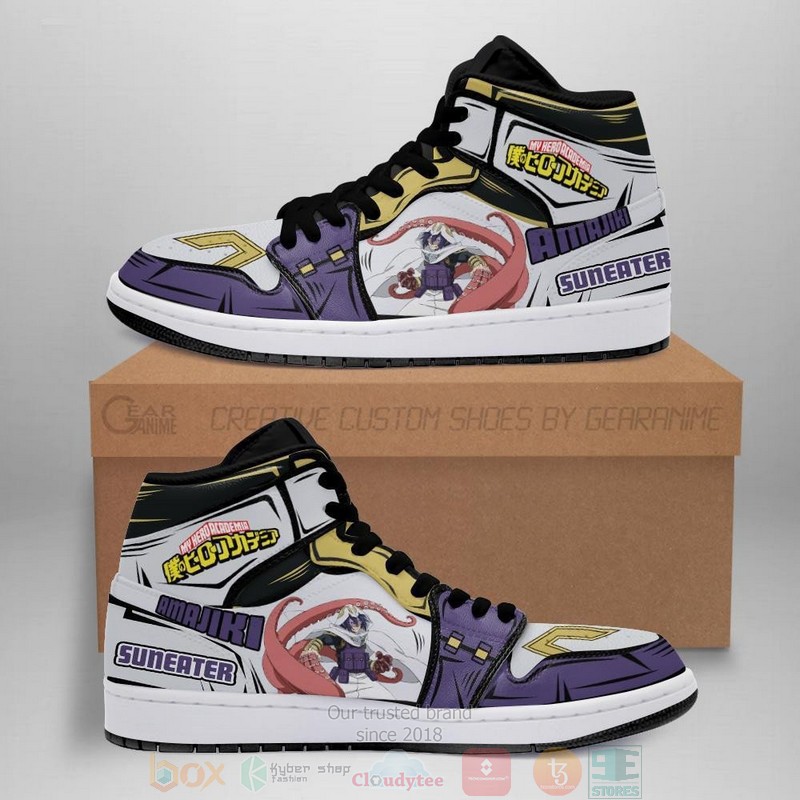 Tamaki Suneater Anime My Hero Academia Air Jordan High Top Sneaker Shoes 8 Tamaki Suneater Anime My Hero Academia Air Jordan High Top Shoes