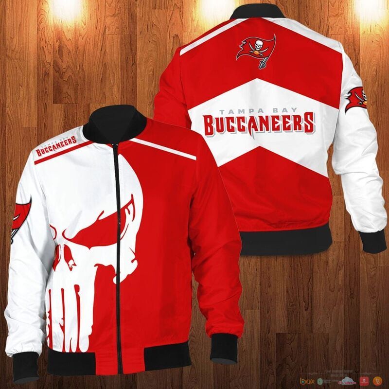 Tampa Bay Buccaneers punisher skull Bomber Jacket