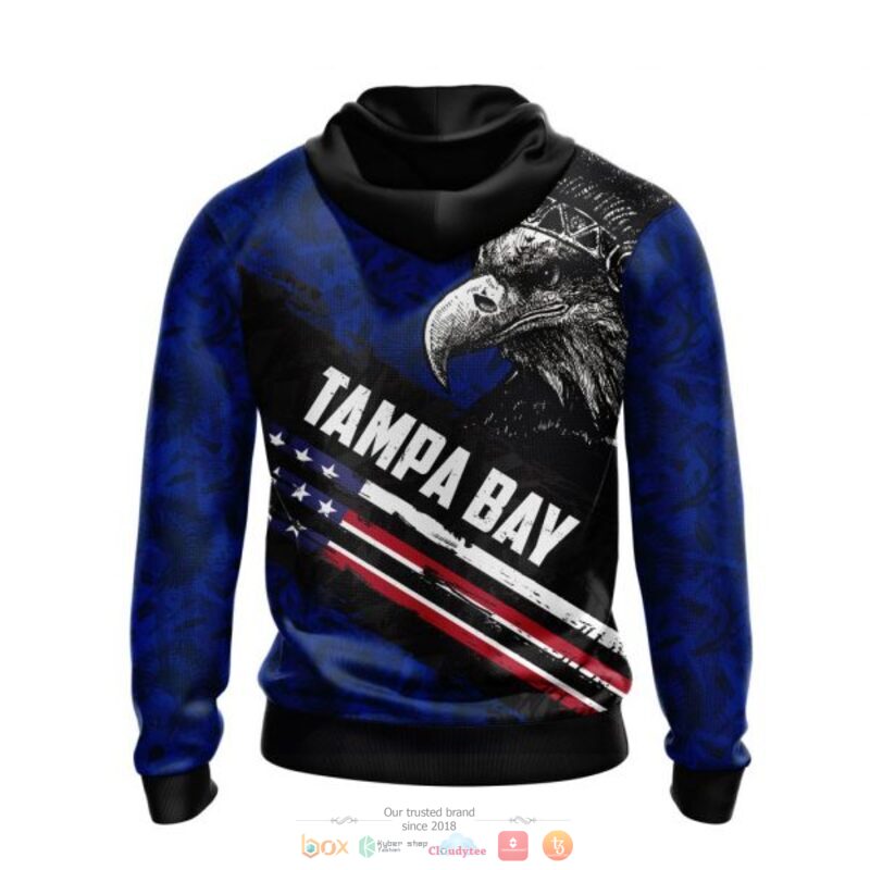 Tampa Bay Lightning NHL Eagle American flag full print 3D shirt, hoodie 3 Tampa Bay Lightning NHL Eagle American flag 3D shirt hoodie 1 2