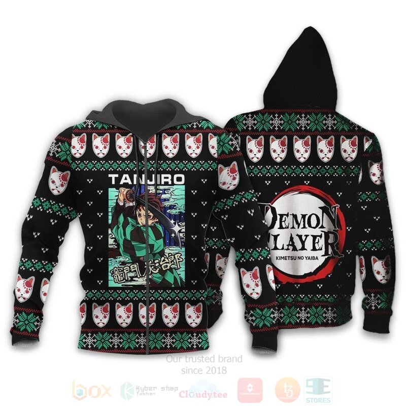 BEST Tanjiro Kamado Demon Slayer Anime Custom Clothes 3D Hoodie, T-Shirt 2 Tanjiro Kamado Demon Slayer Anime Custom Clothes 3D Hoodie Shirt 1