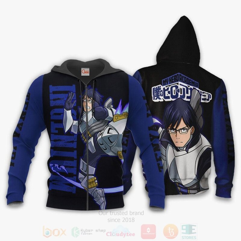 Tenya Ida Ingenium Hero MHA Custom Anime 3D Hoodie Shirt