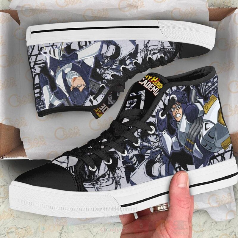 Tenya Iida Custom Anime My Hero Academia High Top Shoes 1
