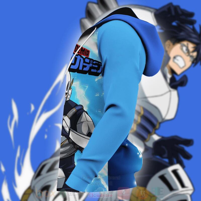 BEST Tenya Iida My Hero Academia Anime 3D Hoodie, T-Shirt 4 Tenya Iida My Hero Academia Anime 3D Hoodie Shirt 1 2 3
