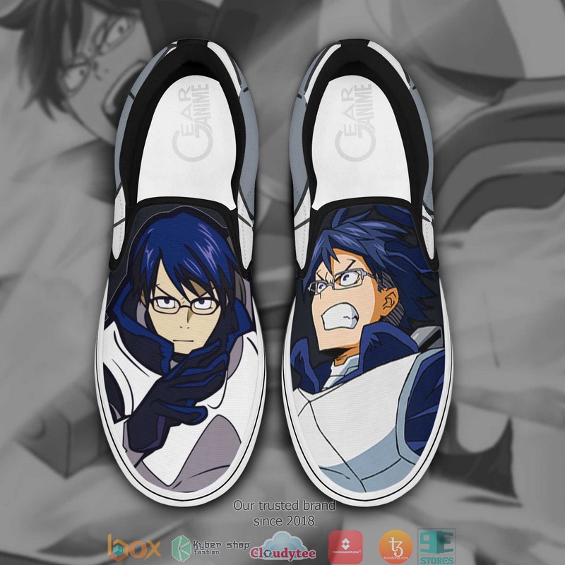 Tenya Iida My Hero Academia Anime Slip On Sneakers Shoes