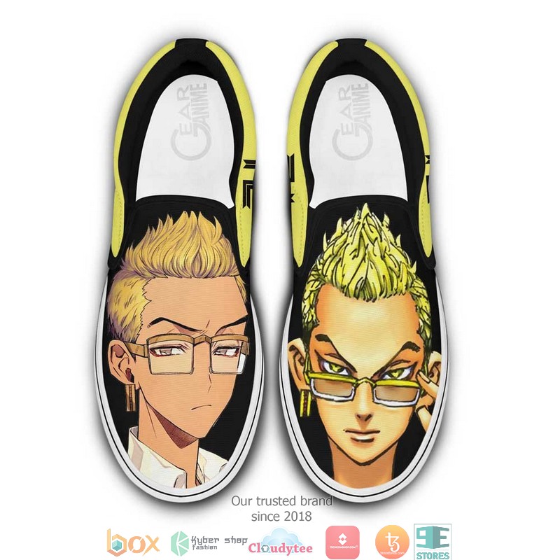 Tetta Kisaki Anime Tokyo Revengers Slip On Sneakers Shoes