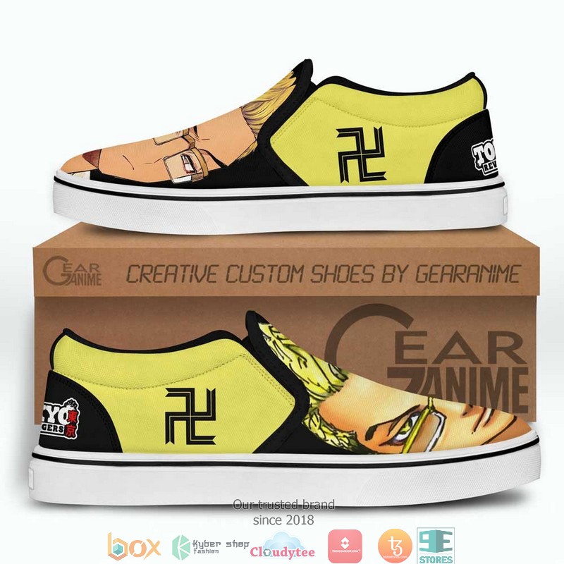 Tetta Kisaki Anime Tokyo Revengers Slip On Sneakers Shoes 1