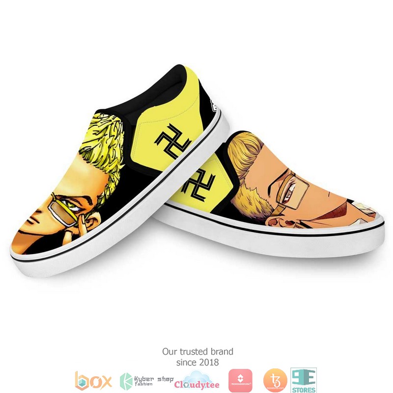 Tetta Kisaki Anime Tokyo Revengers Slip On Sneakers Shoes 3 Tetta Kisaki Anime Tokyo Revengers Slip On Sneakers Shoes 1 2