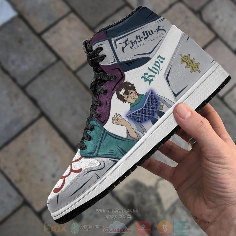 Third Eye Rhya Black Clover Anime Air Jordan High Top Shoes 1 2 3