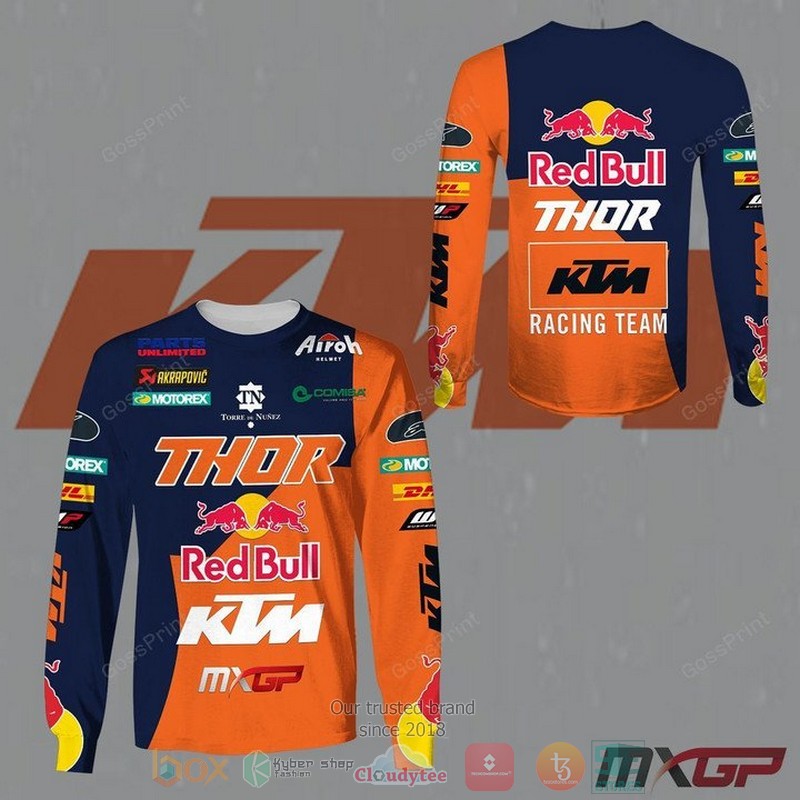 HOT Thor Red Bull KTM Racing MXGP 3d shirt, hoodie 2 Thor Red Bull KTM Racing MXGP 3d shirt hoodie 1