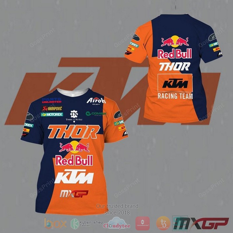 HOT Thor Red Bull KTM Racing MXGP 3d shirt, hoodie 3 Thor Red Bull KTM Racing MXGP 3d shirt hoodie 1 2