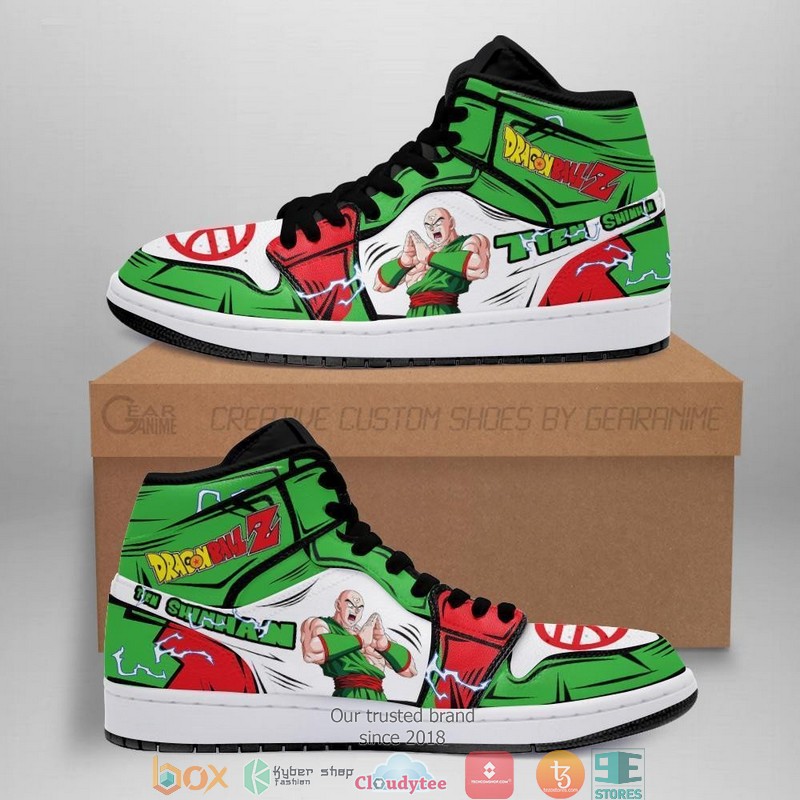 Tien Shinhan Anime Dragon Ball Air Jordan High Top Shoes