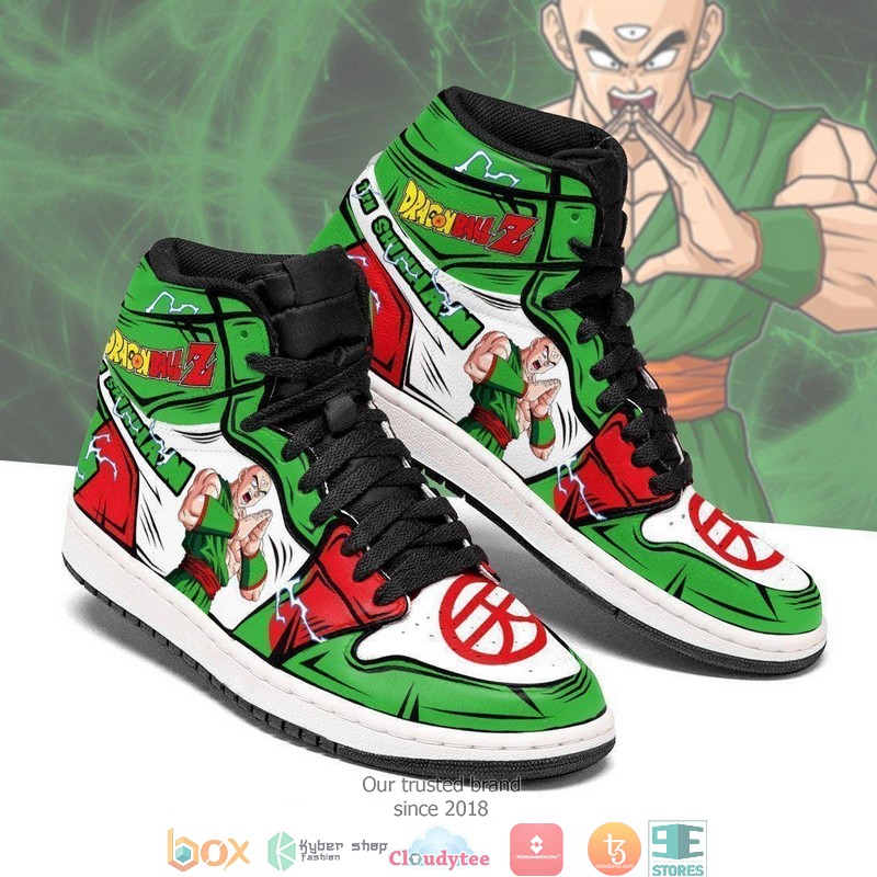 Tien Shinhan Anime Dragon Ball Air Jordan High Top Shoes 1