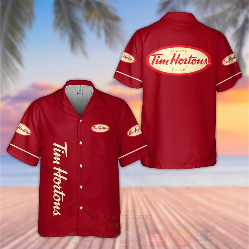 Tim Hortons Hawaiian Shirt