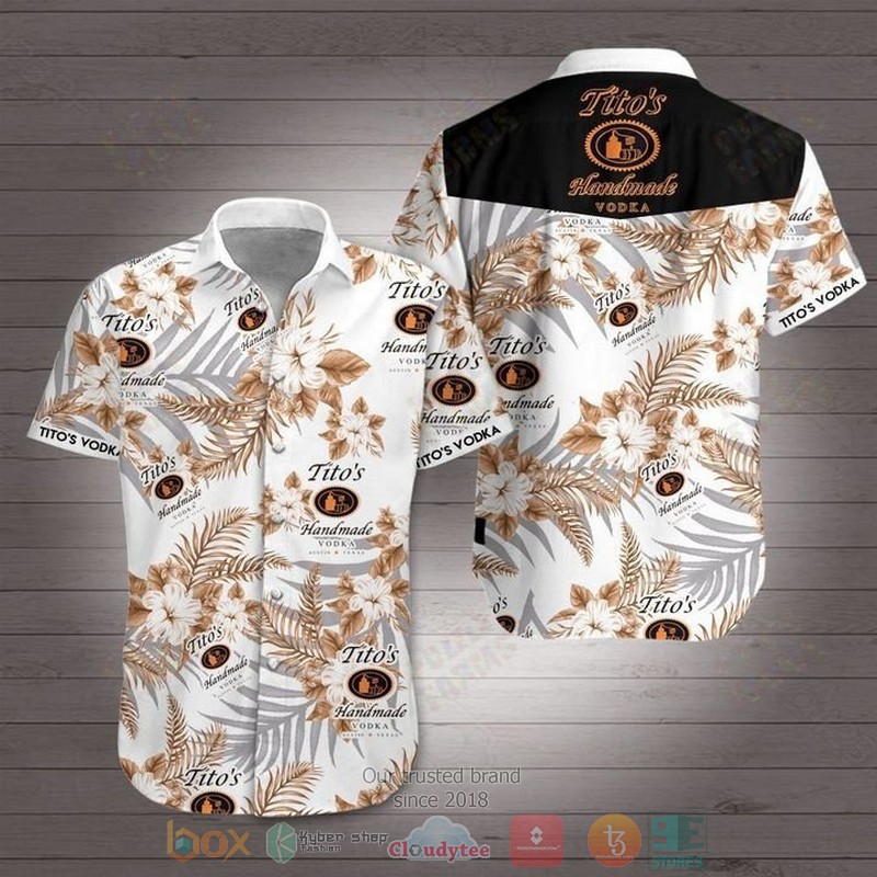 HOT Tito's Handmade Vodka tropical plant Hawaiian Shirt 3 Titos Handmade Vodka tropical plant Hawaiian Shirt