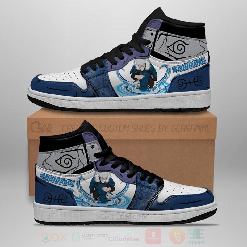Tobirama Senju Edo Tensei Anime Air Jordan High Top Shoes 1