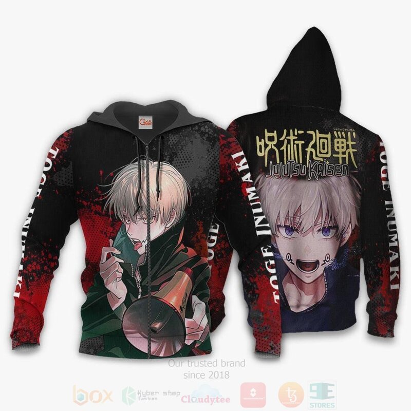 Toge Inumaki Jujutsu Kaisen Custom Anime 3D Hoodie Shirt
