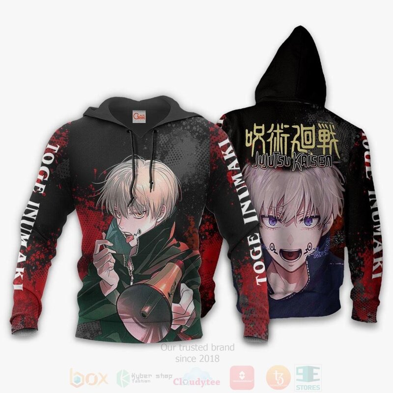 BEST Toge Inumaki Jujutsu Kaisen Custom Anime 3D Hoodie, T-Shirt 3 Toge Inumaki Jujutsu Kaisen Custom Anime 3D Hoodie Shirt 1 2