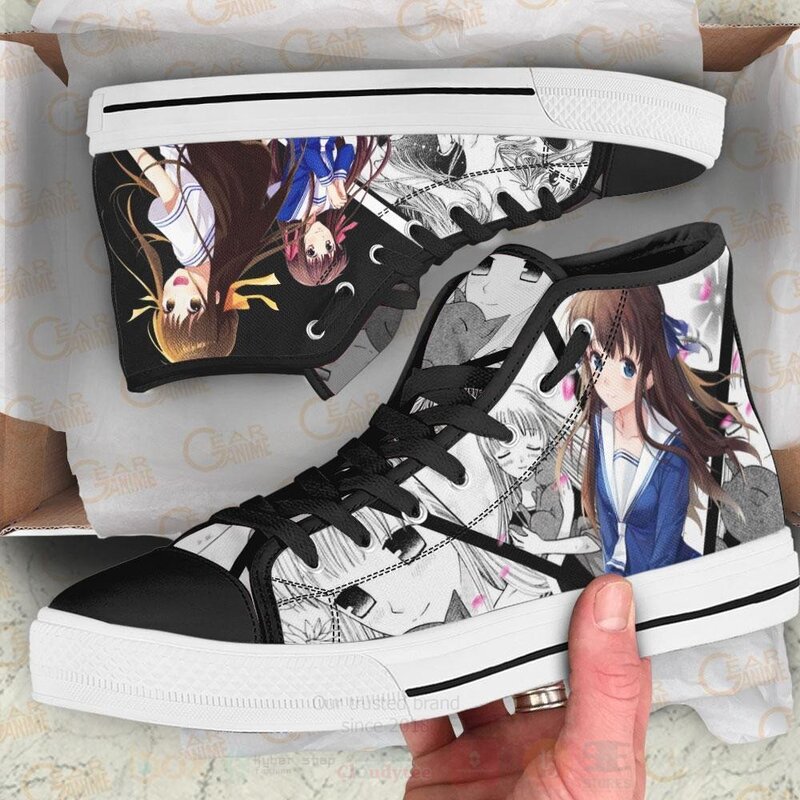 Tohru Honda Custom Manga Anime Fruits Basket High Top Shoes 1