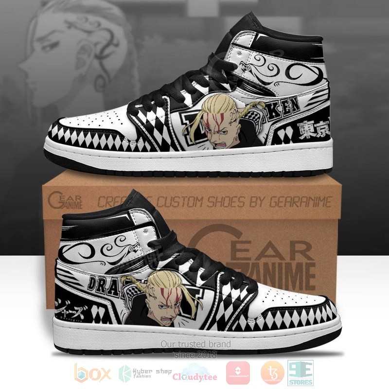 Tokyo Revengers Draken Ken Ryuguji Anime Air Jordan high top shoes