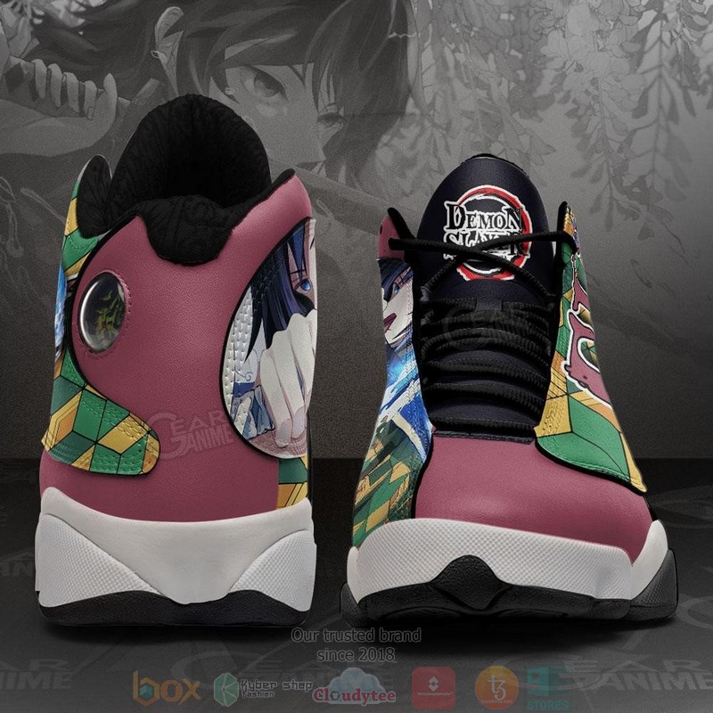 Tomioka Giyuu Anime Demon Slayer Air Jordan 13 Sneaker Shoes 5 Tomioka Giyuu Anime Demon Slayer Air Jordan 13 Shoes 1 2 3 4