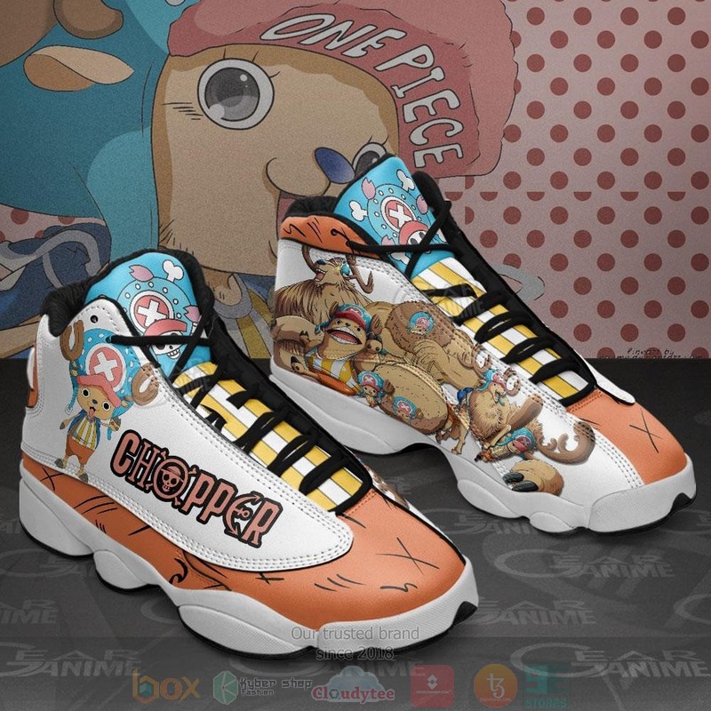 Tony Tony Chopper Anime One Piece Air Jordan 13 Sneaker Shoes 2 Tony Tony Chopper Anime One Piece Air Jordan 13 Shoes 1